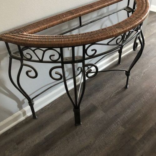 Round Iron Console Tables (Photo 5 of 20)