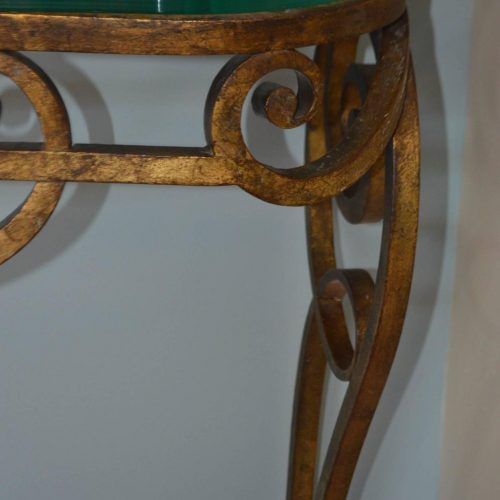 Wrought Iron Console Tables (Photo 11 of 20)