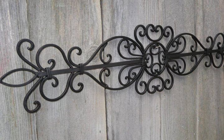 25 Collection of Faux Wrought Iron Wall Decors