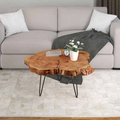 Acacia Wood Coffee Tables (Photo 9 of 20)