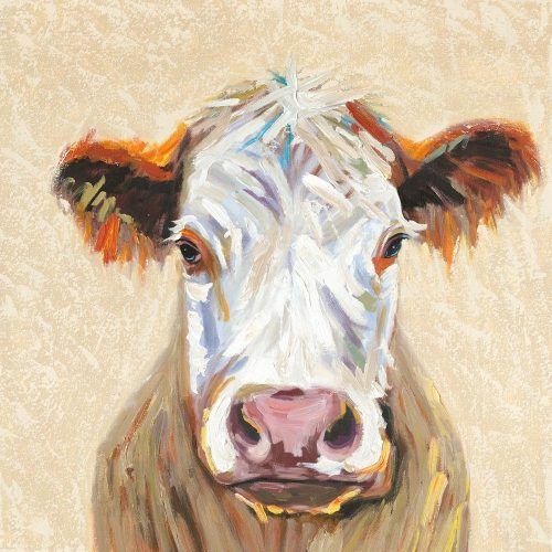 Cow Canvas Wall Art (Photo 7 of 20)