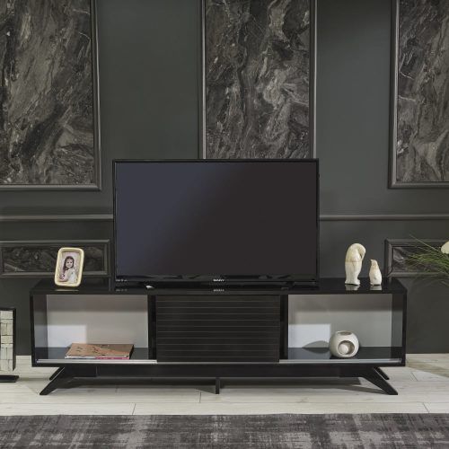 Tv Stands With 2 Doors And 2 Open Shelves (Photo 14 of 20)