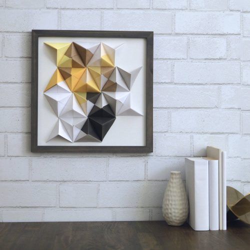 3D Triangle Wall Art (Photo 15 of 20)