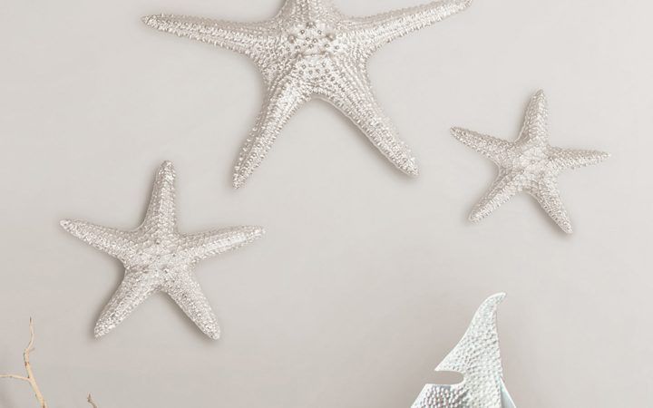 Yelton 3 Piece Starfish Wall Decor Sets
