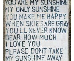 2024 Latest You Are My Sunshine Wall Art