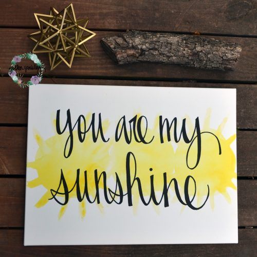 You Are My Sunshine Wall Art (Photo 4 of 15)
