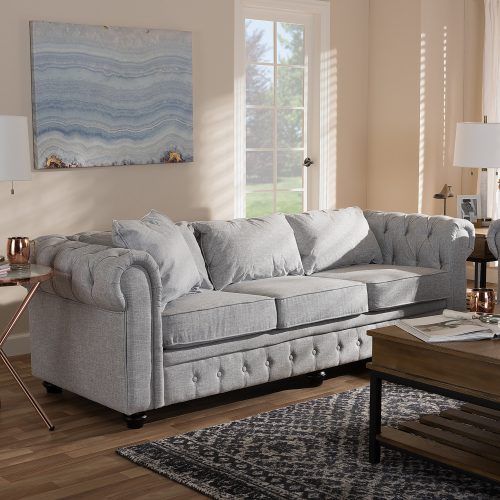 Gray Linen Sofas (Photo 1 of 20)