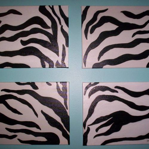 Zebra Wall Art Canvas (Photo 5 of 25)