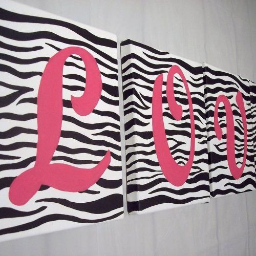 Zebra Wall Art Canvas (Photo 21 of 25)