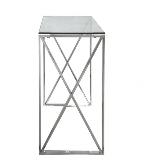 Silver Stainless Steel Console Tables (Photo 14 of 20)
