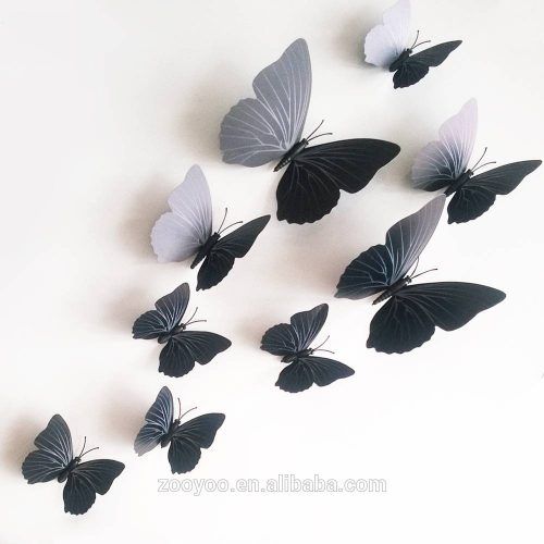 3D Removable Butterfly Wall Art Stickers (Photo 11 of 20)