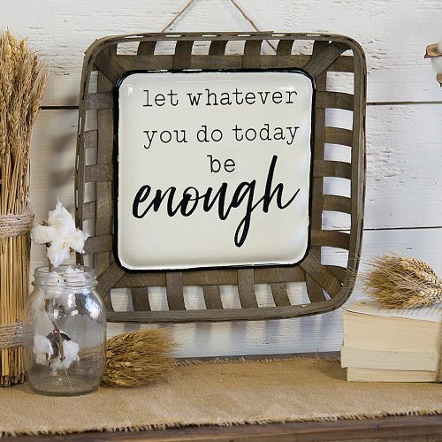 Let Whatever You Do Today Be Enough Wood Wall Decor (Photo 9 of 20)
